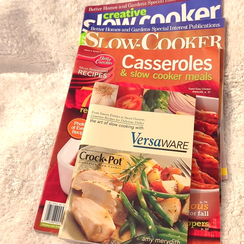 Slow Cooker Cookbooks Bundle of 4